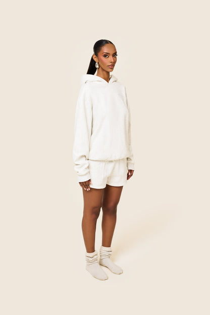 The Essentials Hoodie in Marl Grey