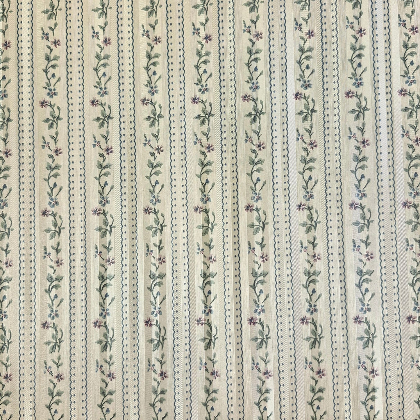 Pink Floral Stripes on Shinny Background - Wallpaper