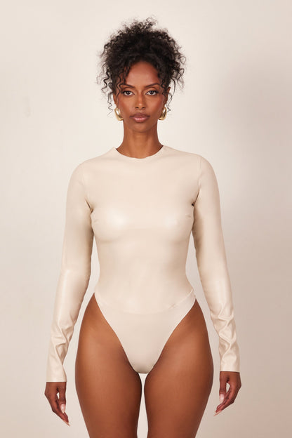 The Rumer Bodysuit in Cream