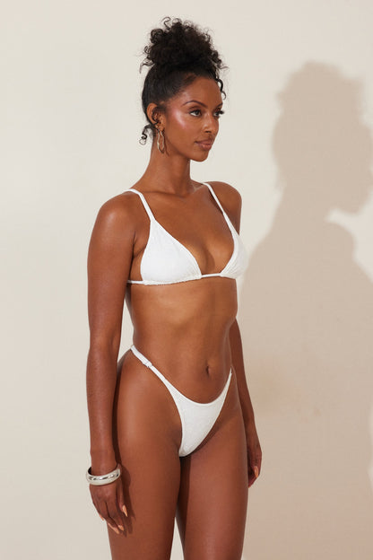 The Zhuri Bikini in White