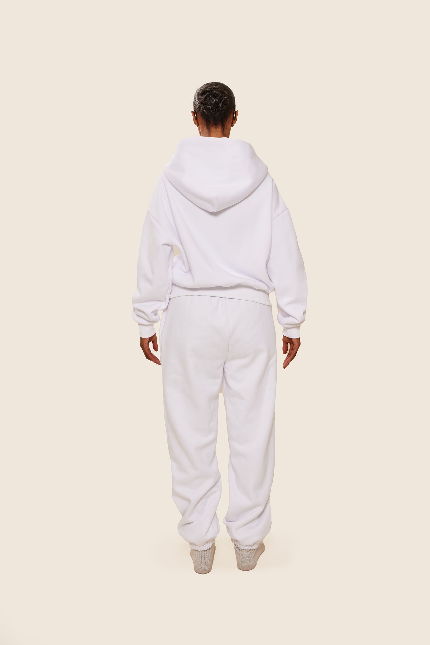 The Classics cuffed joggers in White