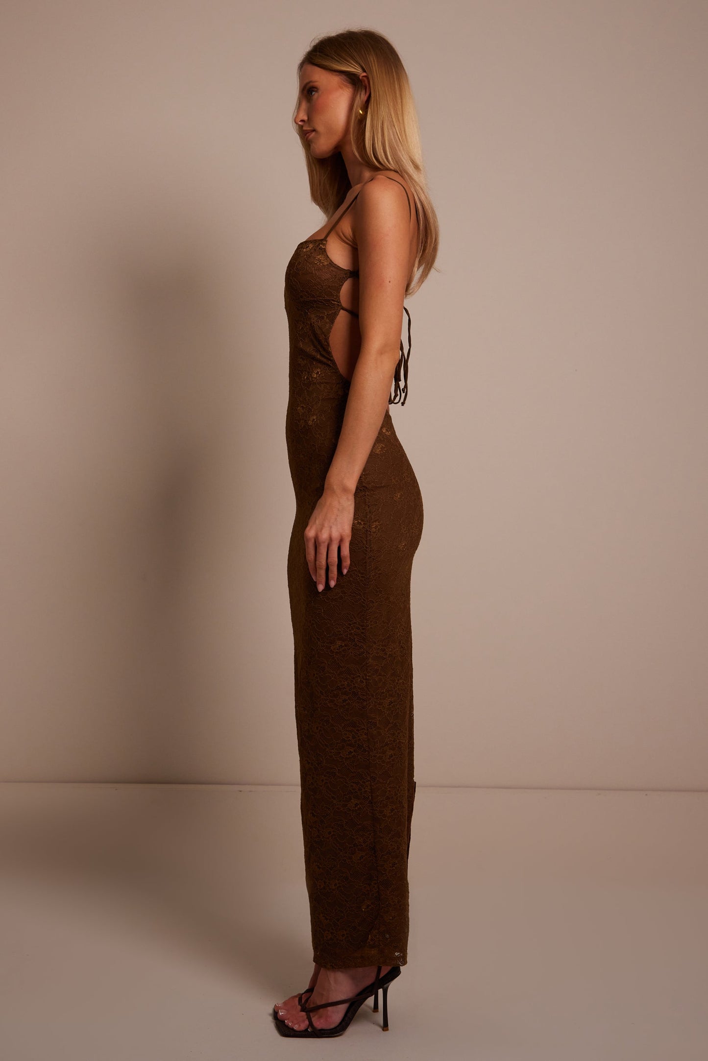The Rosie Maxi in Chocolate Brown