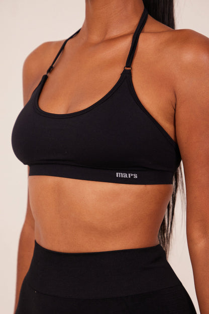 The Mars Seamless Bra in Black