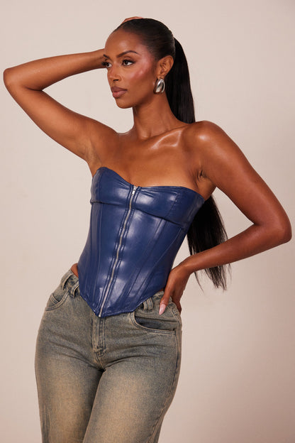 The Cinch Corset in Navy