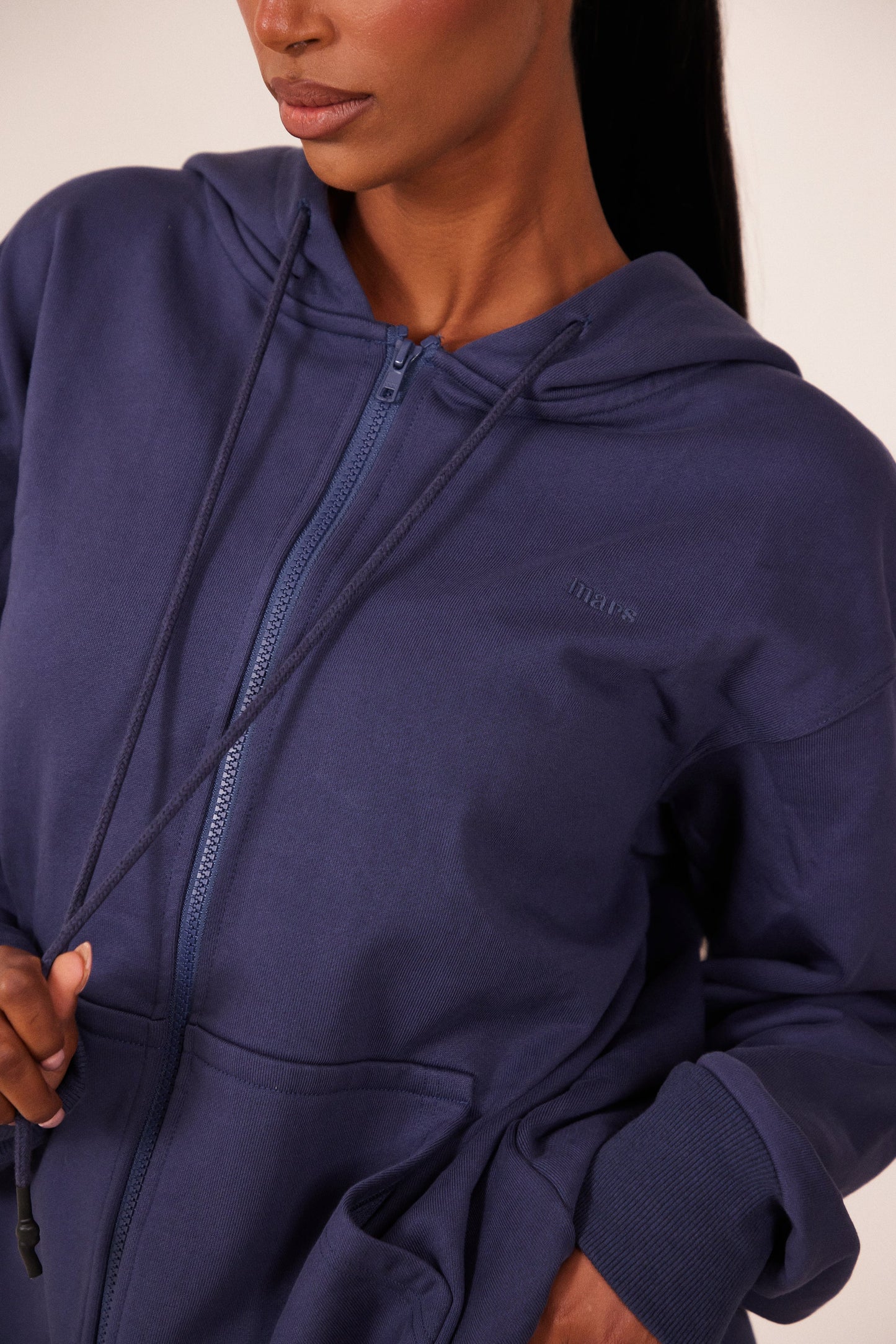 The Basic Jersey Jacket in Navy