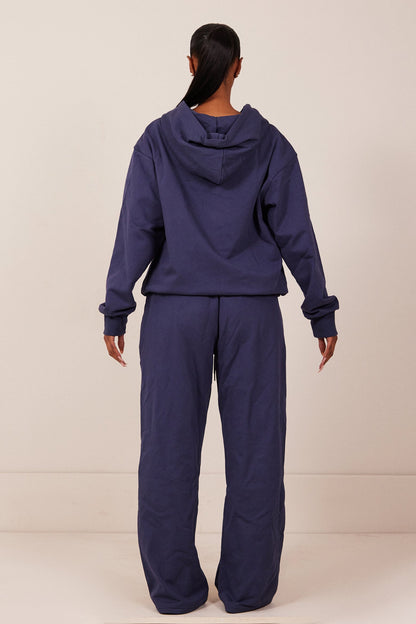 The Basic Jersey Jacket in Navy