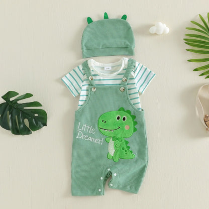 LITTLE DREAMER Overalls with Beanie