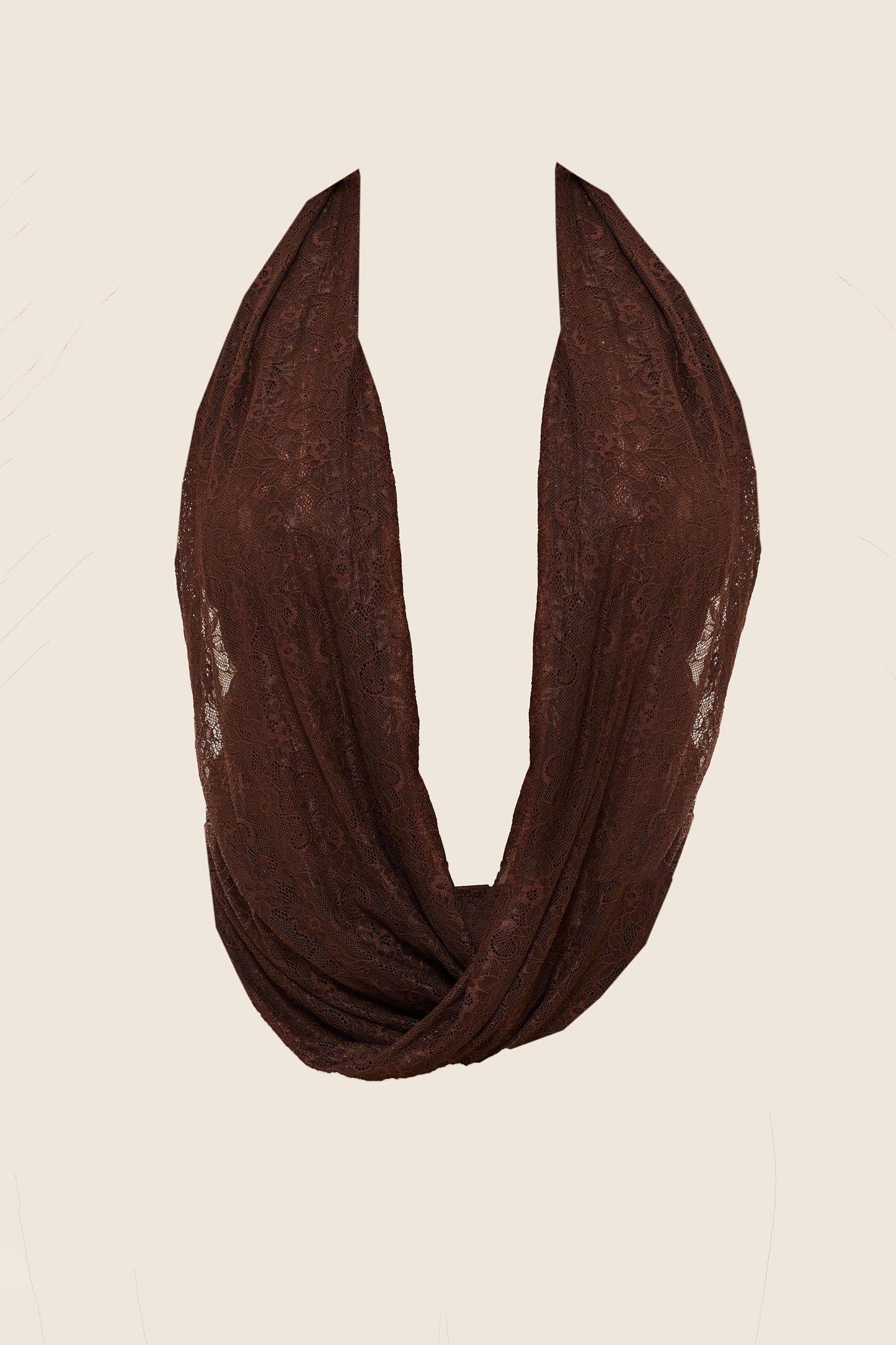 Leia Trousers in Brown Lace