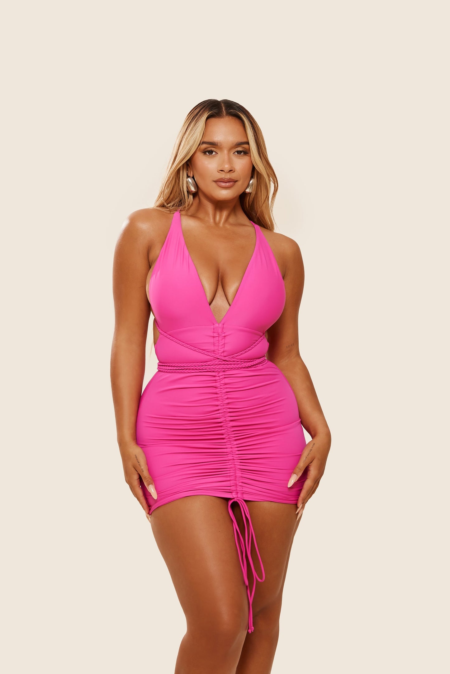 The Waterfall Mini in Fuchsia