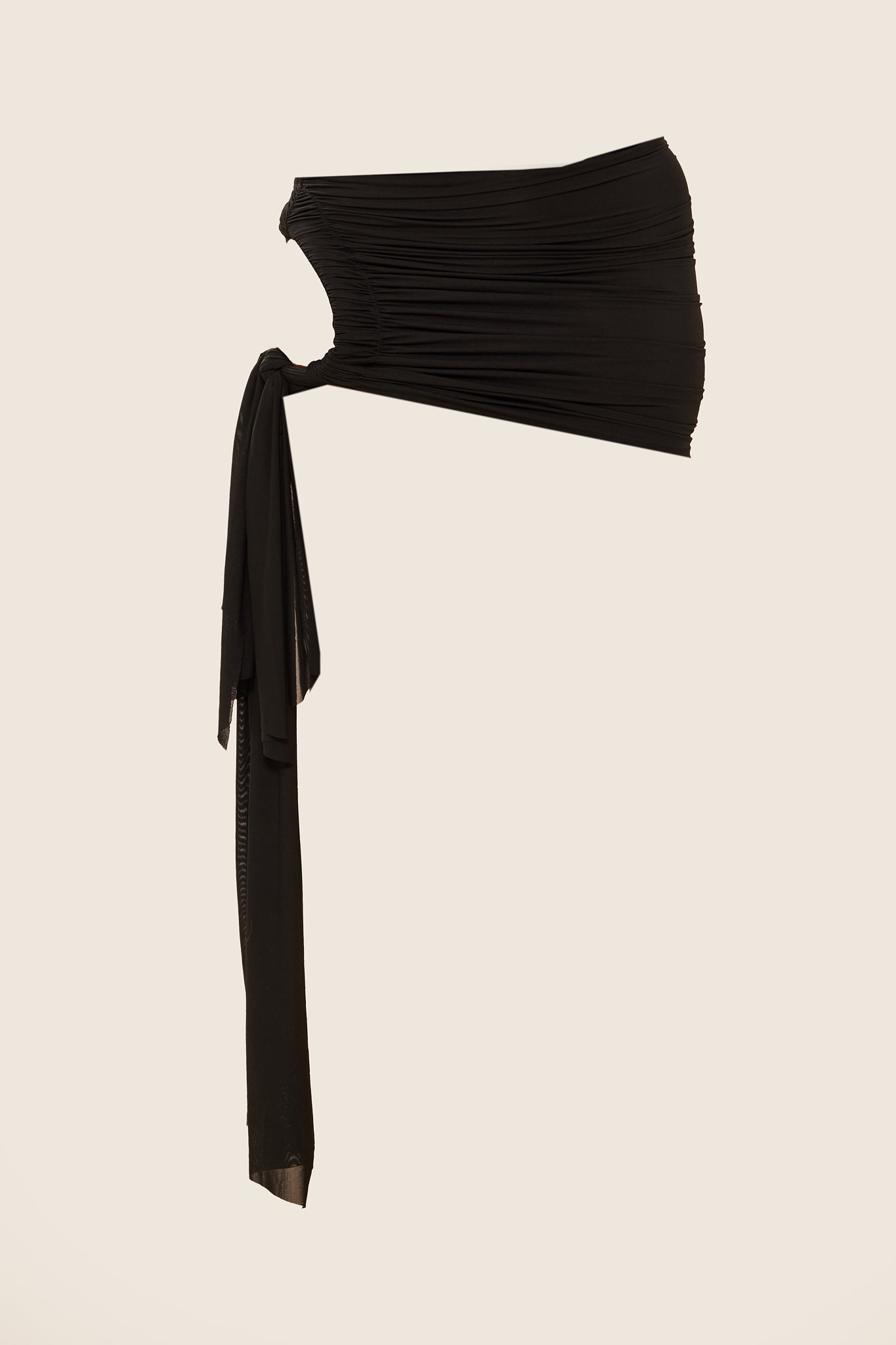The Twist Coverup Skirt in Black