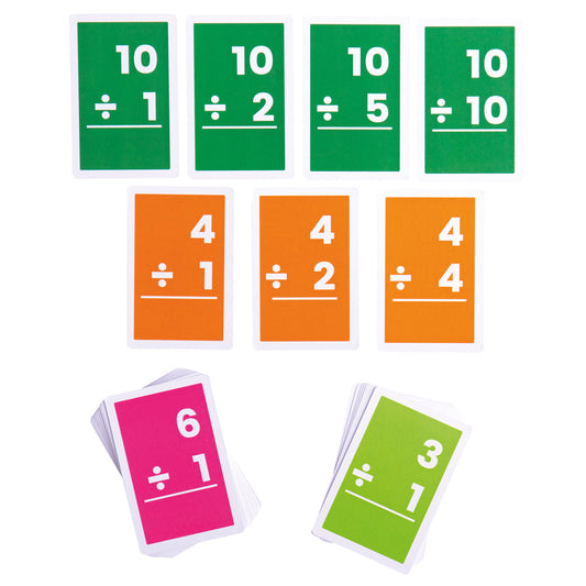 Flashcards - Divisions 1 to 10