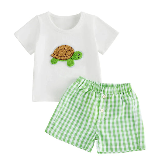 TURTLE Checkered Outfit