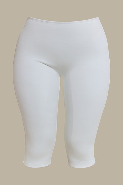 The Maryam Capri Leggings in White