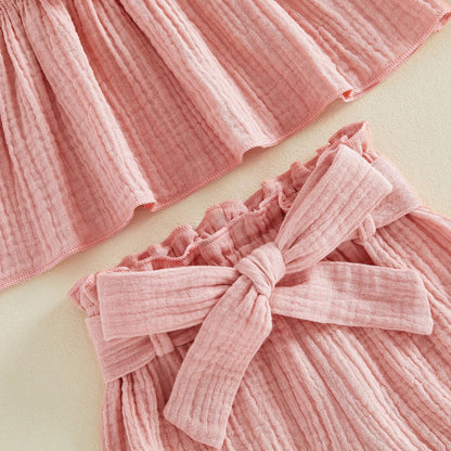 FLOWERS Smocked Summer Outfit