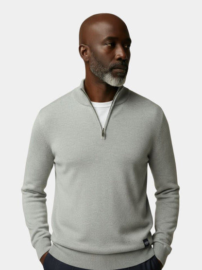 half-zip-knitwear-pullover-sweater-cross-crown