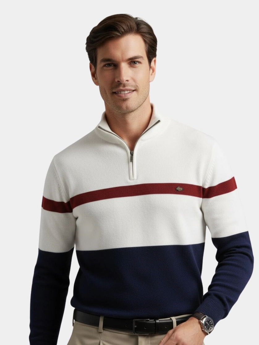 quarter-zip-sweater-jumper-cross-crown