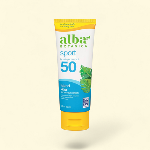 Alba Botanica Sport Mineral Sunscreen Lotion SPF 45, 4 oz.