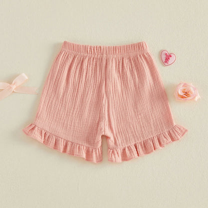 SUMMER Muslin Ruffle Shorts