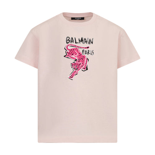 Balmain Kids Graphic Print T-shirt