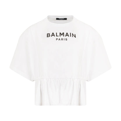 Balmain Kids Logo Flared Top