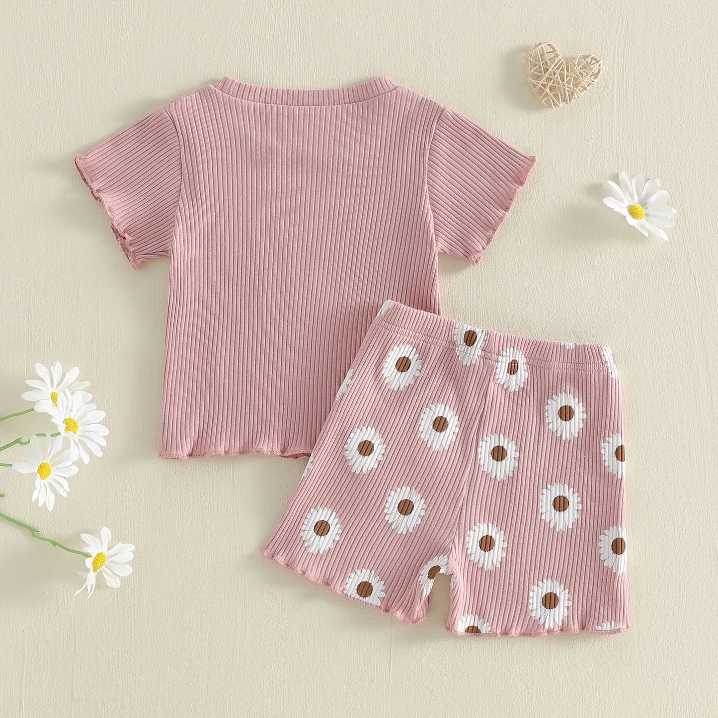 DADDY'S GIRL Daisies Outfit