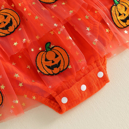 HALLOWEEN Layered Tutu Romper