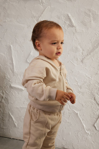 The Kids Essentials Joggers in Stone
