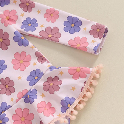 FLOWER POWER Tassel Swimsuit