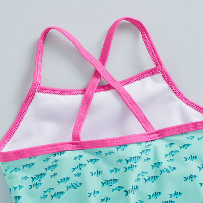 DREAMY FLAMINGO Ruffle Swimsuit
