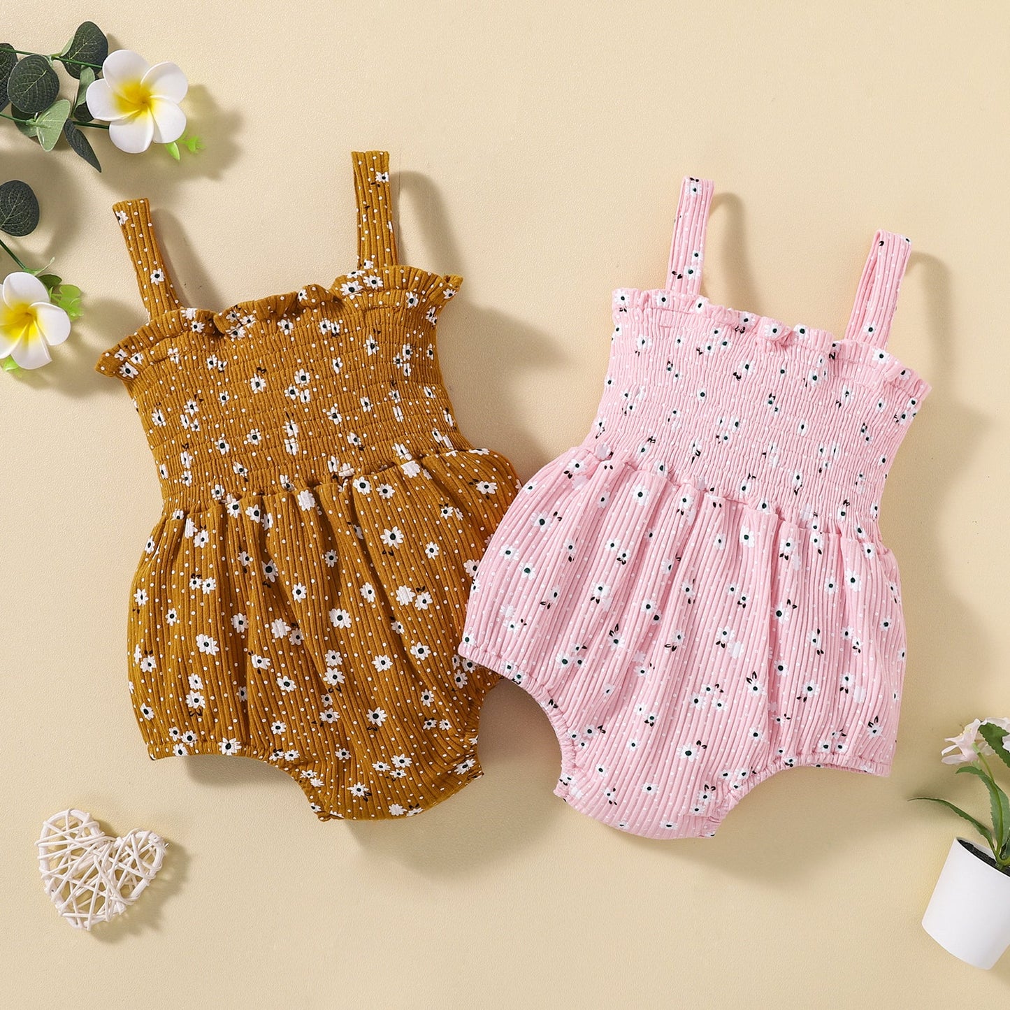 MAREILLE Floral Bowtie Romper