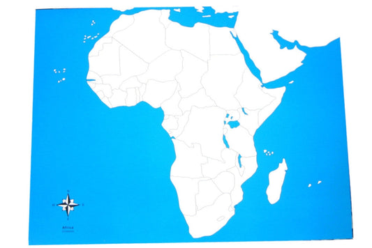 Unlabeled Africa Control Map