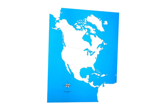 Unlabeled North America Control Map