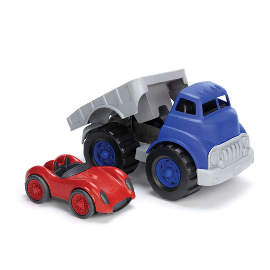 Flatbed Truck with Race Car