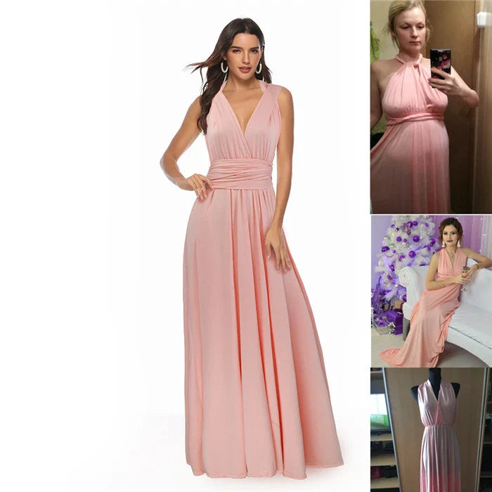 Women Long Party Dress Club Floor-Length Summer Backless Bandage Maxi Dress Multiway Bridesmaids Boho Women Dress Vestidos
