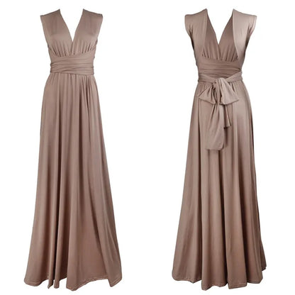 Women Long Party Dress Club Floor-Length Summer Backless Bandage Maxi Dress Multiway Bridesmaids Boho Women Dress Vestidos