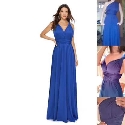 Women Long Party Dress Club Floor-Length Summer Backless Bandage Maxi Dress Multiway Bridesmaids Boho Women Dress Vestidos