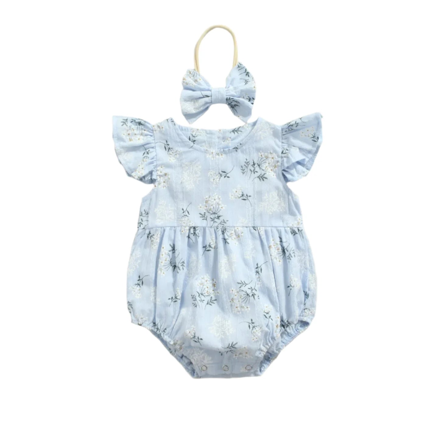 KEELEY Floral Embroidered Romper