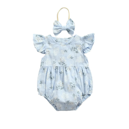 KEELEY Floral Embroidered Romper