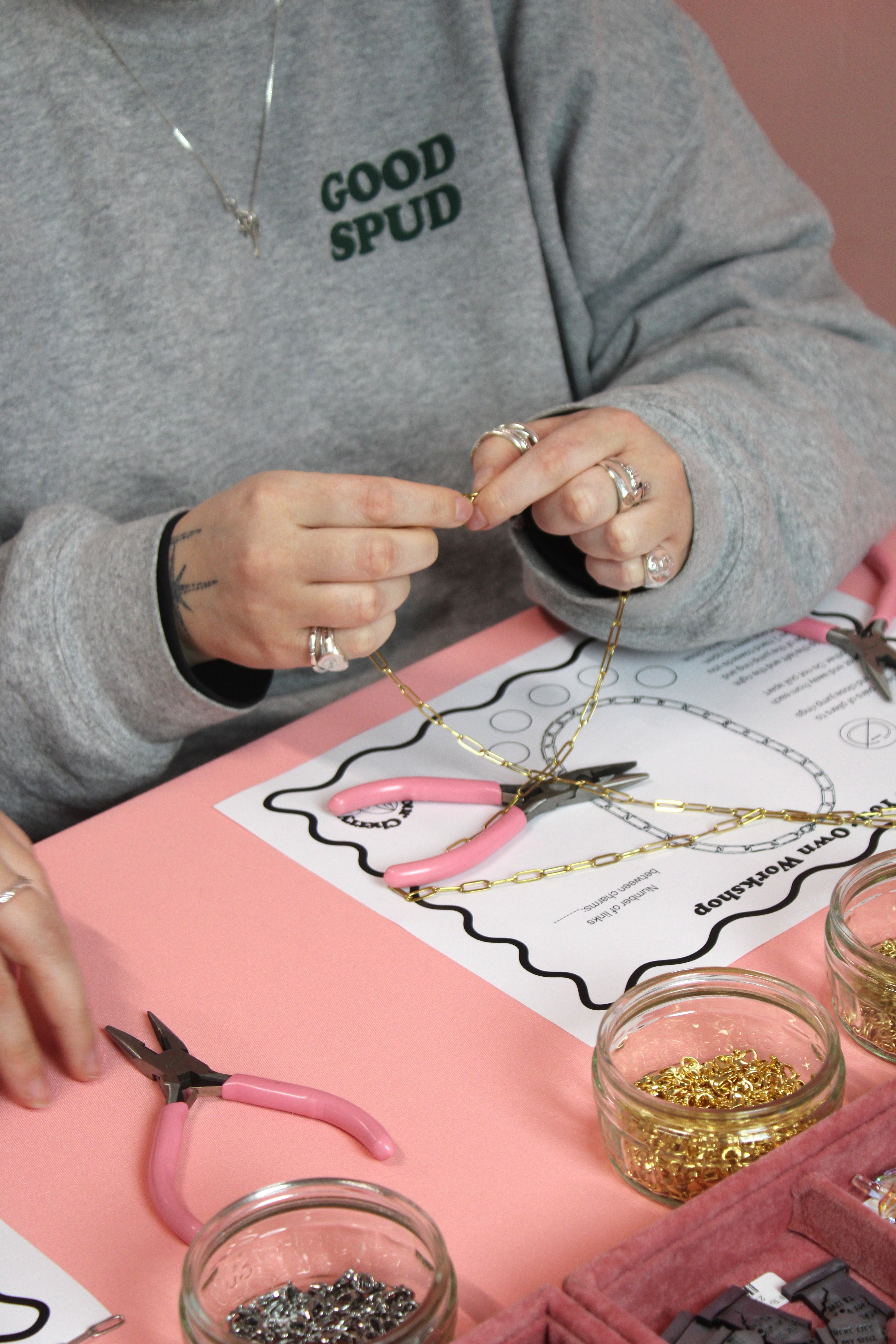 Make Your Own Charm Necklace Workshop. Leeds. 7th May 2026-Ticket