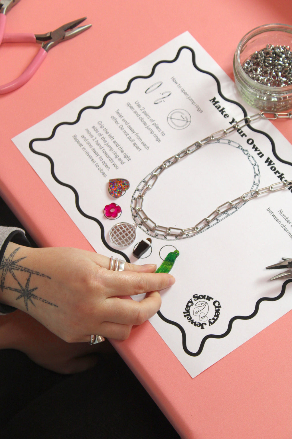 Make Your Own Charm Necklace Workshop. Leeds. 7th May 2026-Ticket