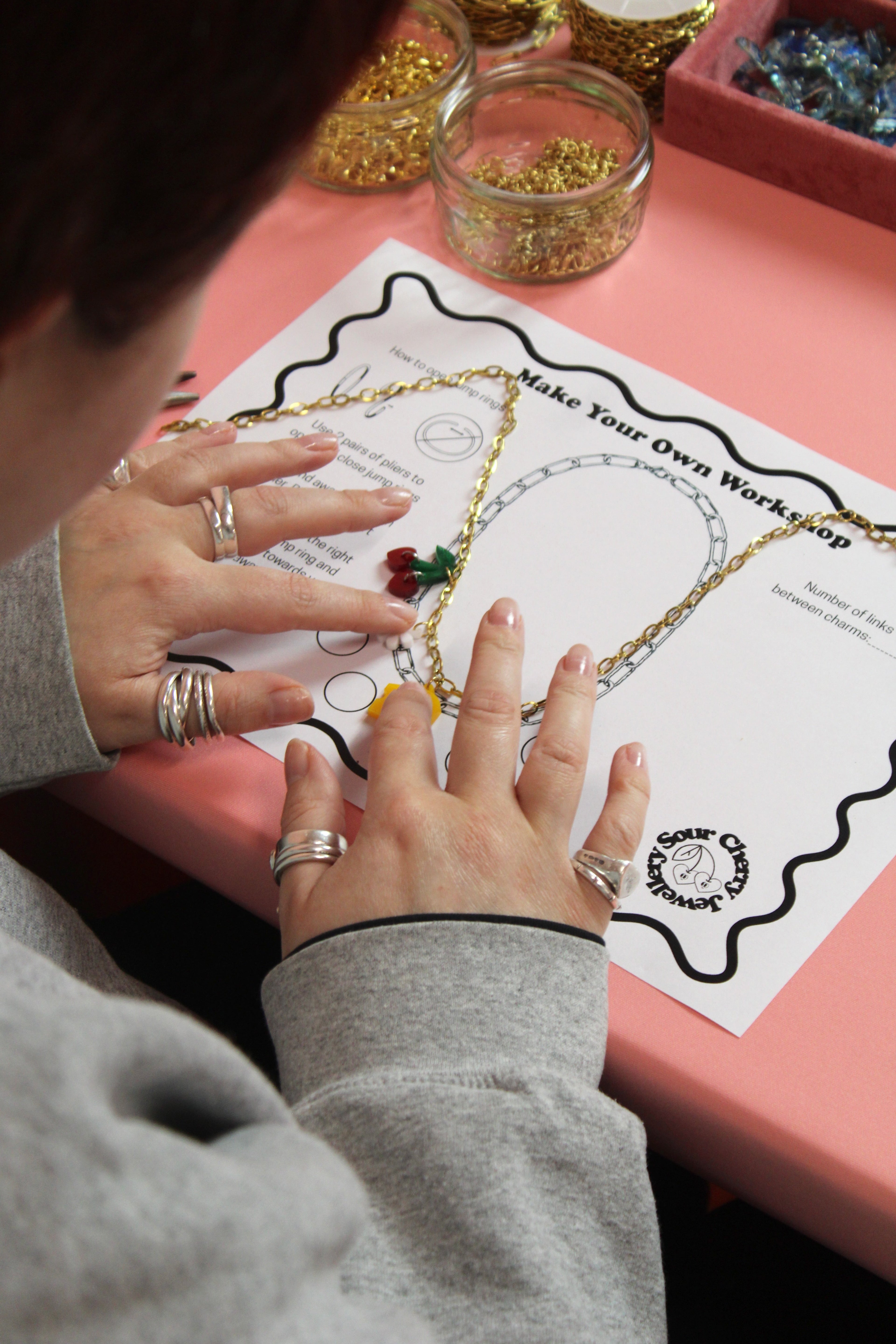 Make Your Own Charm Necklace Workshop. Leeds. 4th June 2026-Ticket
