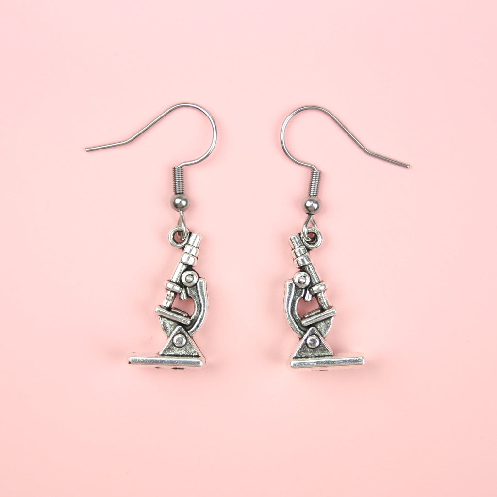 Microscope Earrings