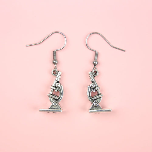 Microscope Earrings
