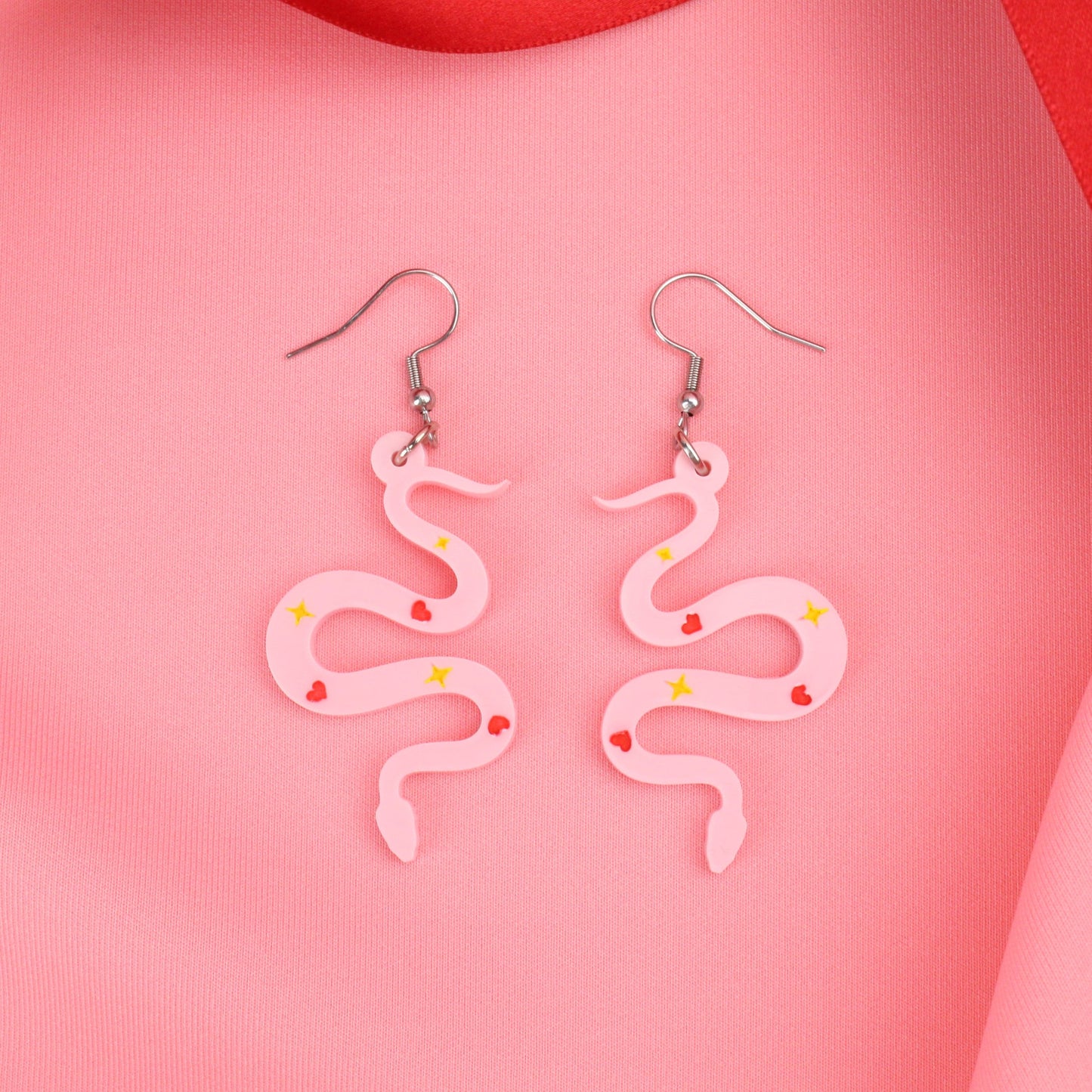Love And Good Fortune Snake Earrings