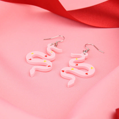 Love And Good Fortune Snake Earrings