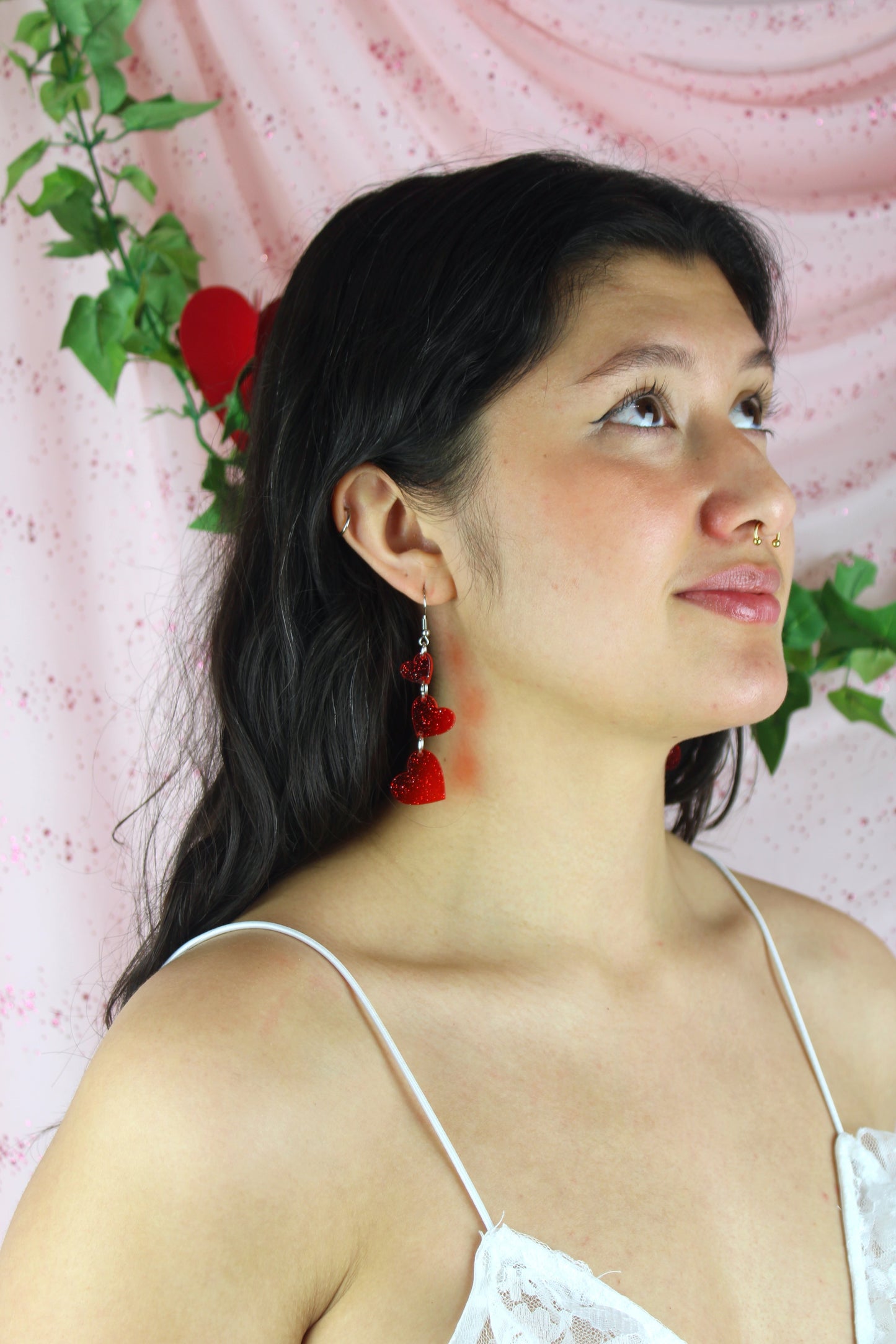 Love Is In The Air Earrings - Red