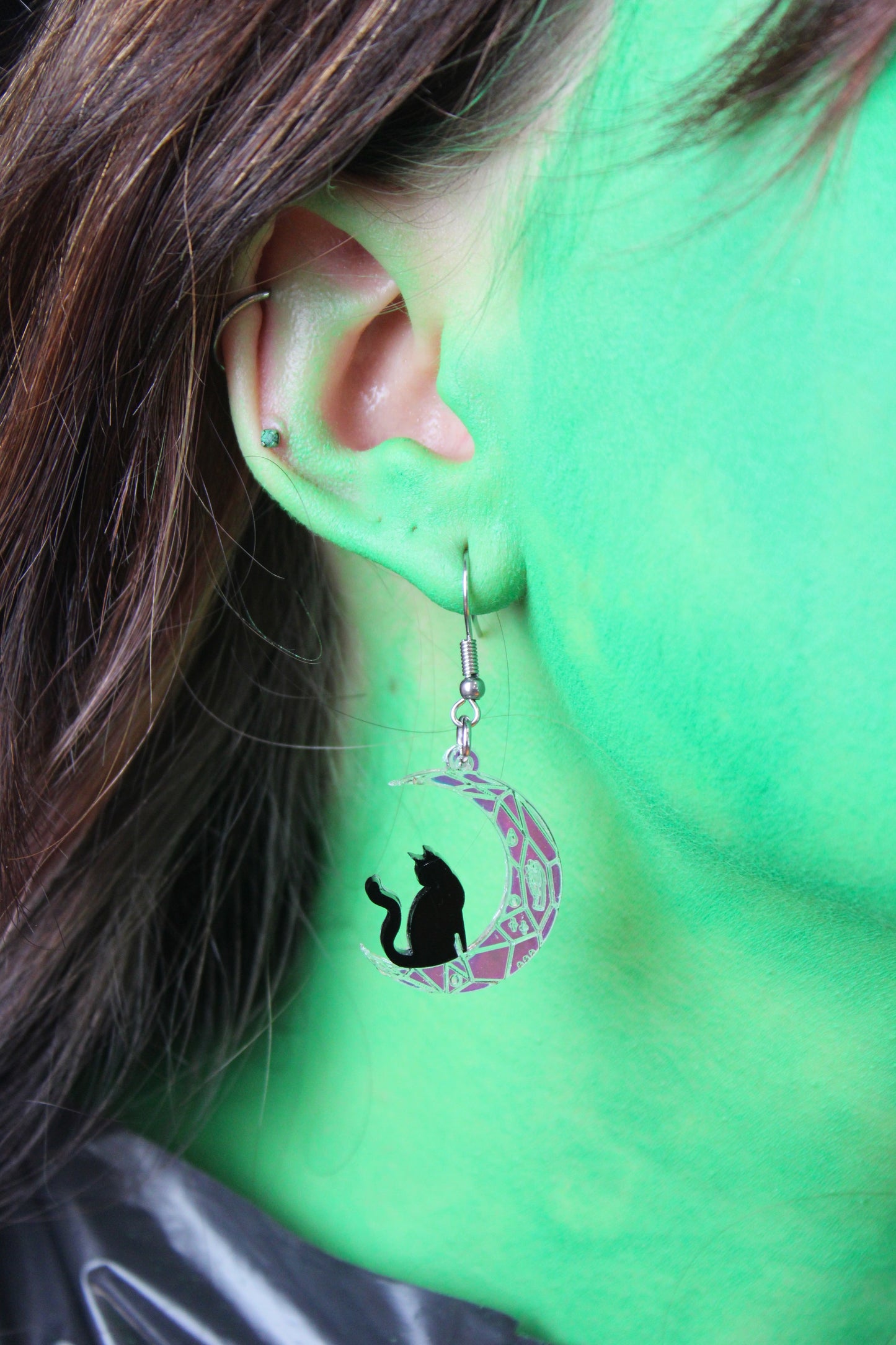 Meow Moon Earrings