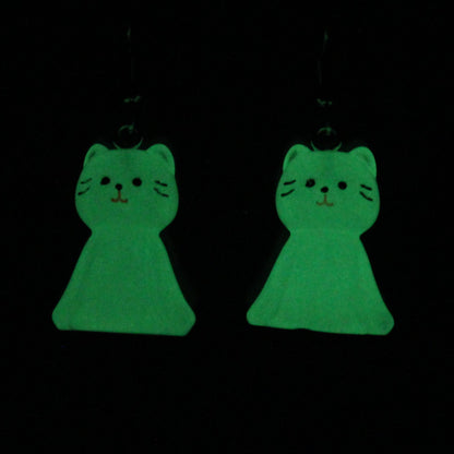 Meowst Haunted Cat Earrings