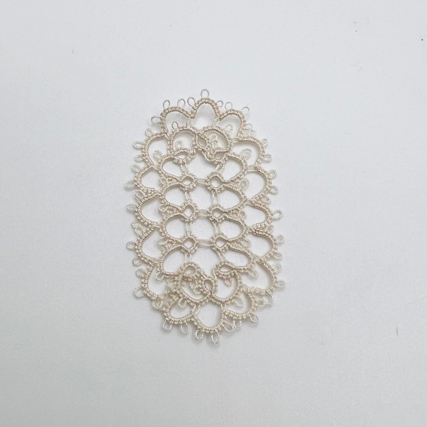 Tatting - Table Centerpiece - 1/12 Scale Dollhouse Miniature