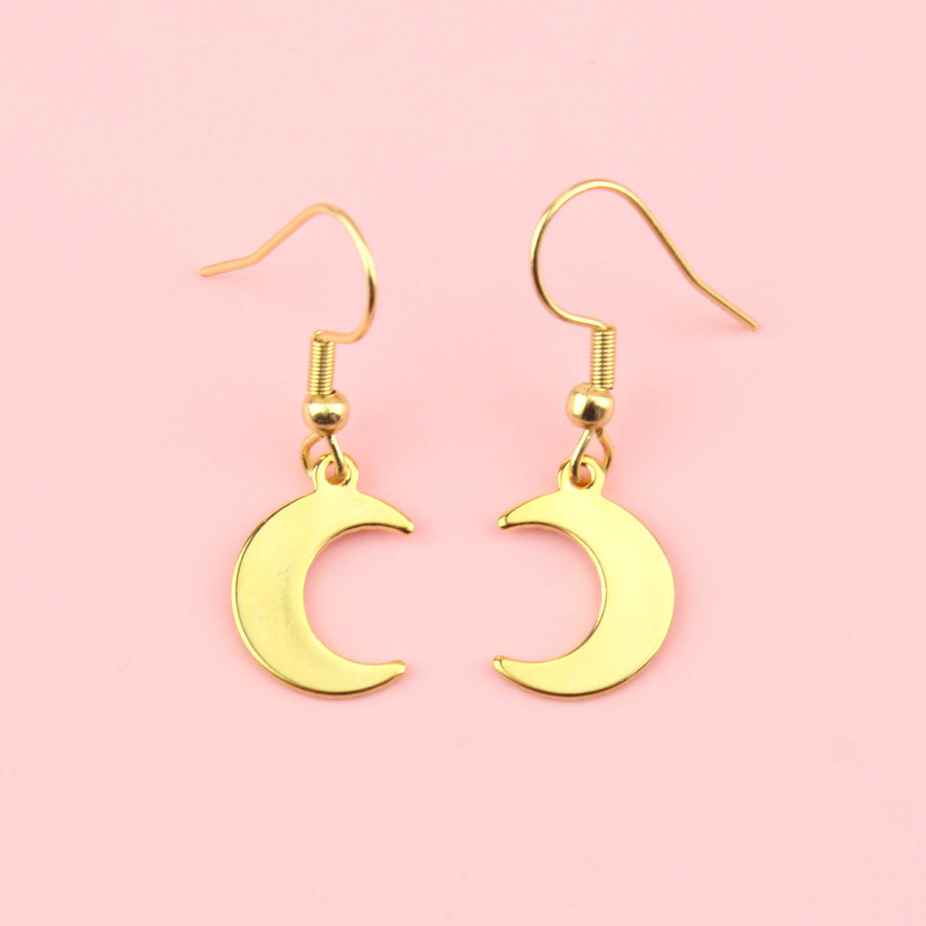 Luna Moon Earrings (Gold Plated)